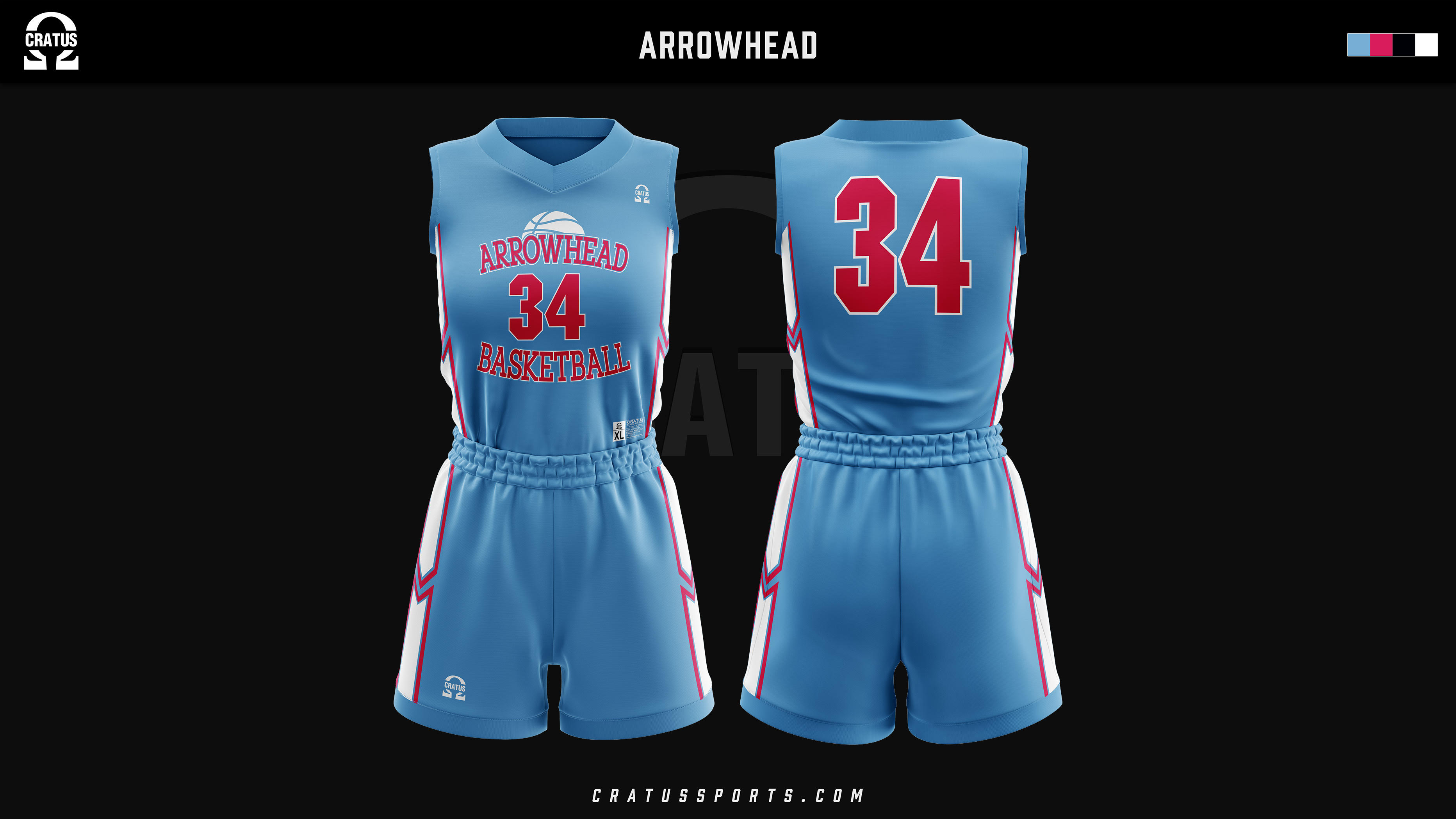 Arrowhead Basketball Blue